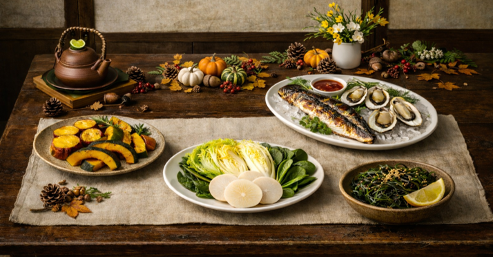 겨울철 슈퍼푸드 가이드 : 면역력과 영양 관리를 위한 제철 식재료 정리